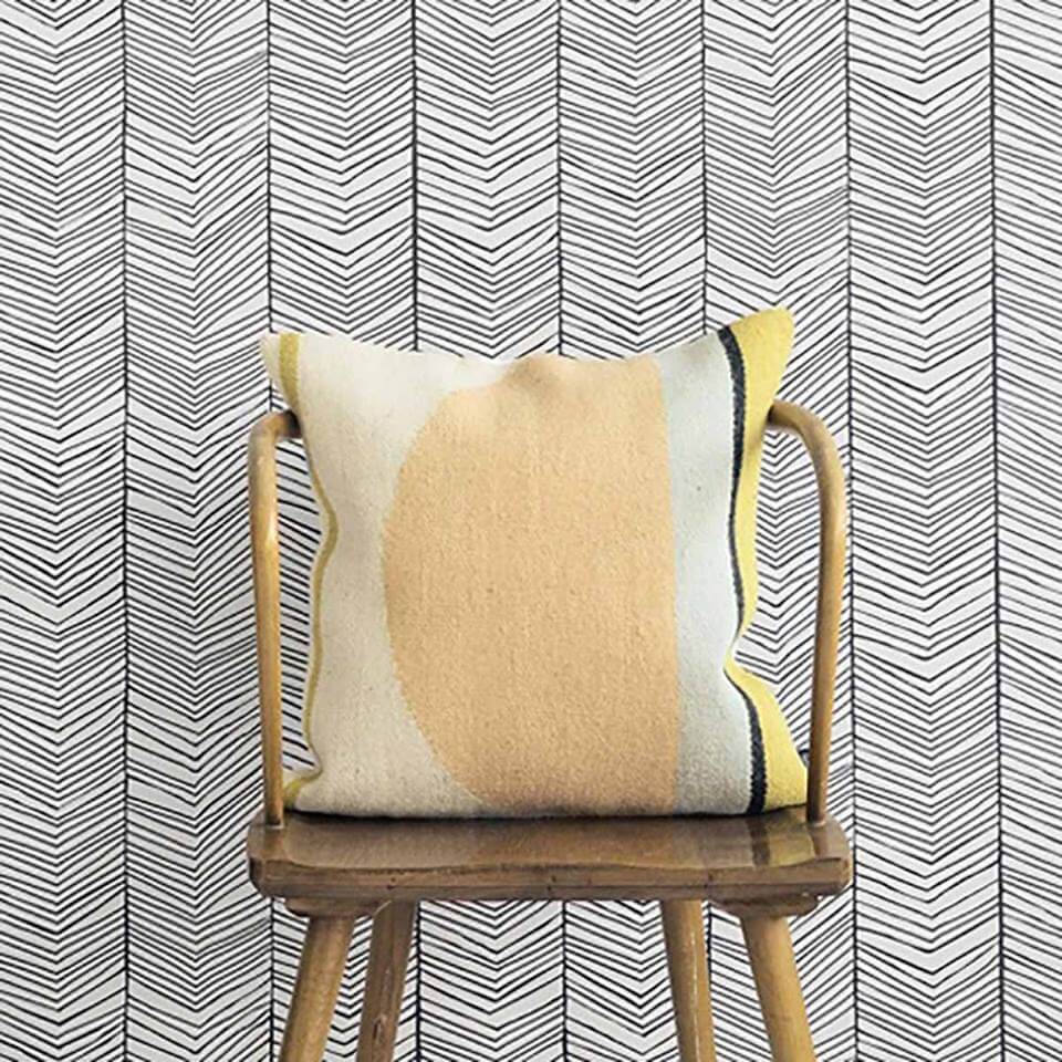 Papier peint Herringbone de chez Ferm Living