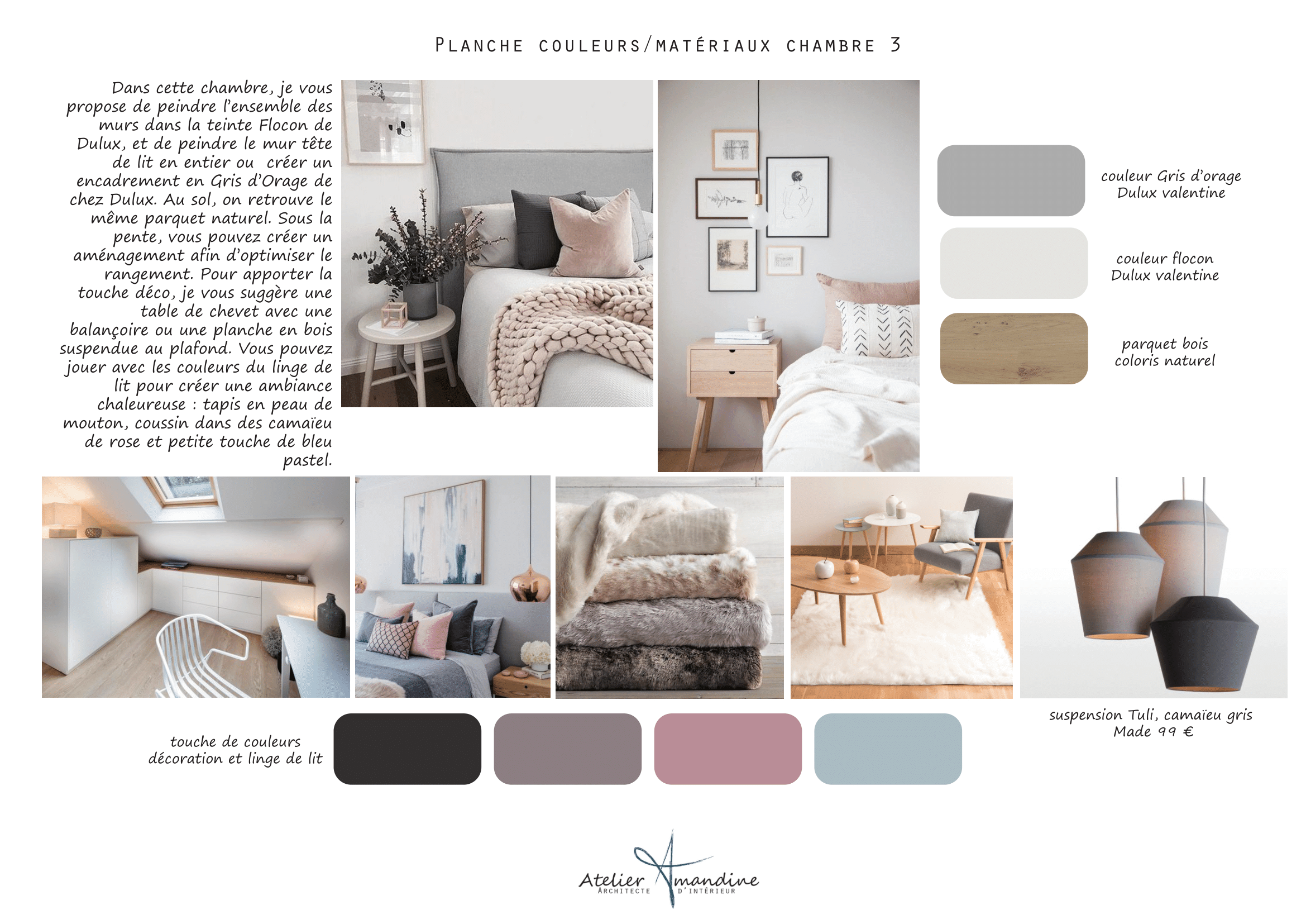 Votre projet - planche tendance/couleurs/matériaux